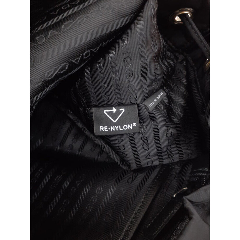 PRADA Re Backpack Rusckack Daypack Black - Picture 8 of 9